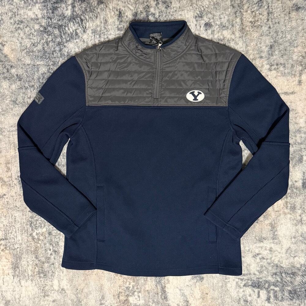 BYU Quarter Zip Size L